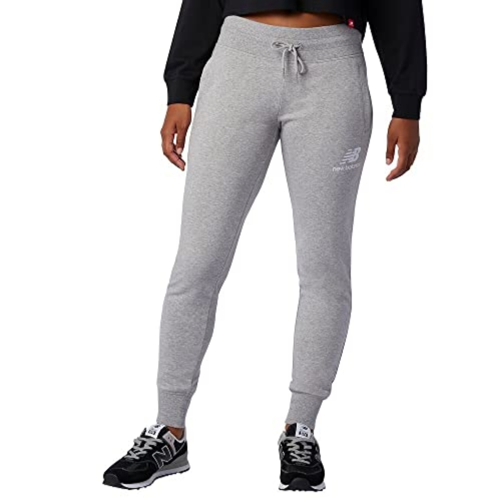 New Balance Essentials French Terry Grey Jogger Sweatpants Women's Size XL